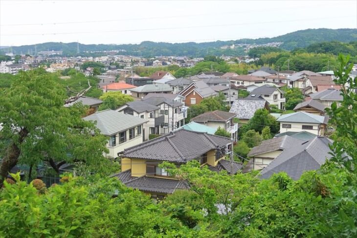 寺分富士からの眺め
