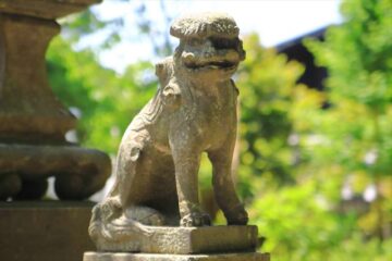 白旗神社（鎌倉市西御門）狛犬