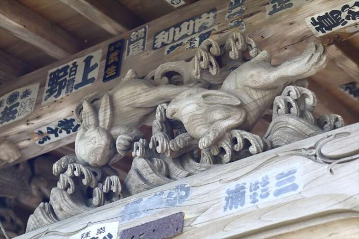 十二所神社の兎