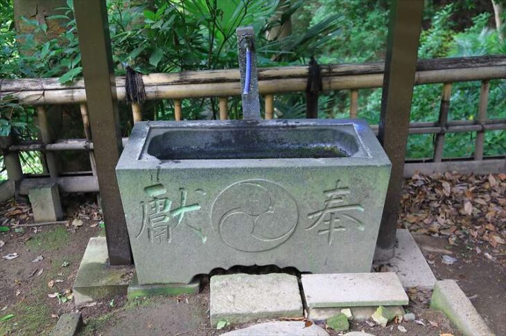 熊野神社（浄妙寺）の手水