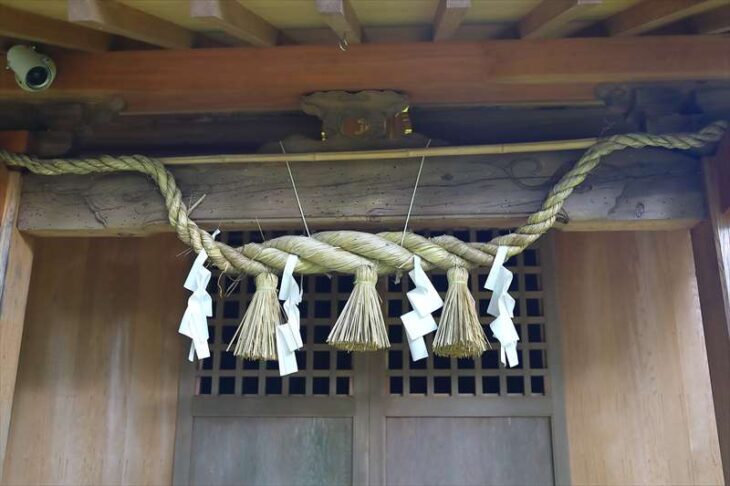 熊野神社（浄妙寺）のしめ縄