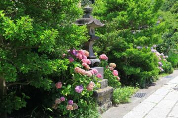 五所神社の石灯籠