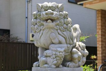 五所神社 狛犬