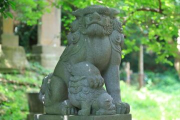 北野神社（鎌倉市）の狛犬様