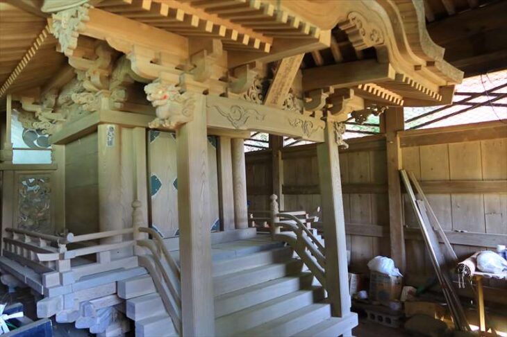 大船の熊野神社の本殿