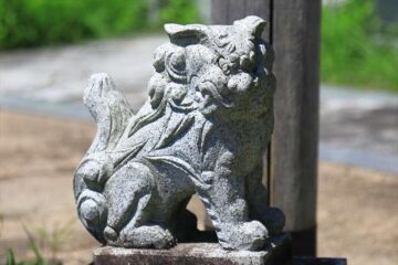 岡本神社の狛犬様