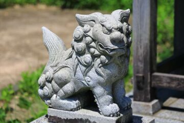 岡本神社の狛犬様