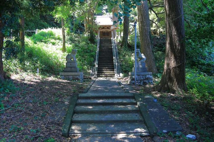 熊野神社（手広）の参道