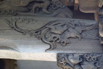 常盤八雲神社の社殿の装飾