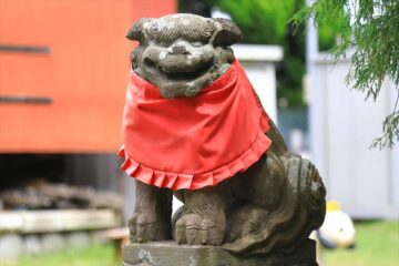 鎌倉の厳島神社の狛犬様