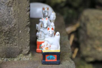 鎌倉の厳島神社の境内社の稲荷社