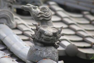 鎌倉の厳島神社の鐙瓦