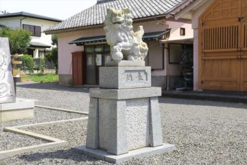 龍口明神社の狛犬様