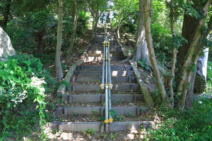 浅間神社の階段
