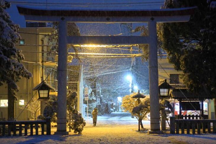 雪の鎌倉宮