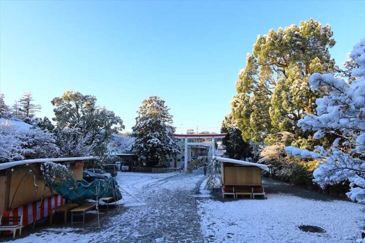 雪の鎌倉宮