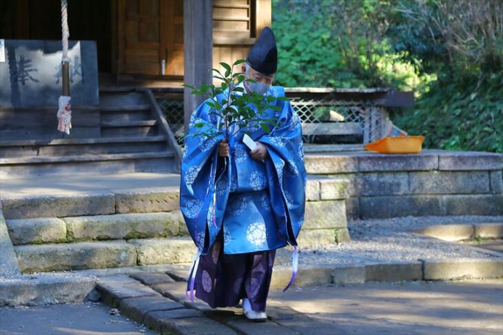 五社稲荷神社の宮司さん