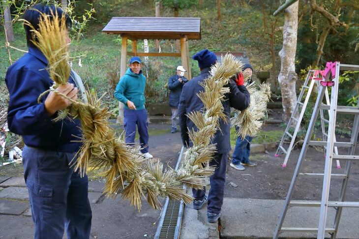 白山神社「大注連祭」の大注連