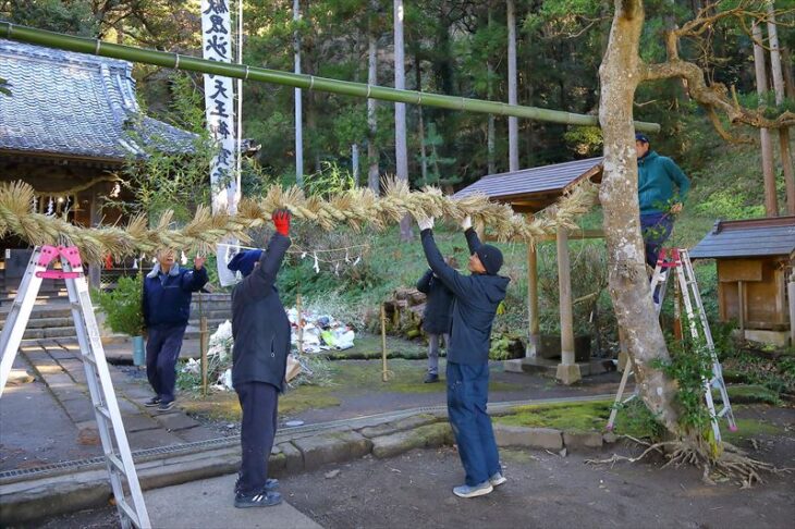 白山神社「大注連祭」大注連