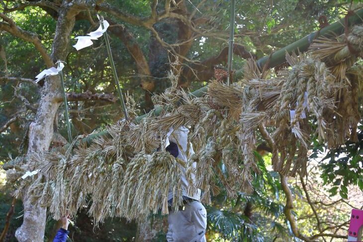 白山神社「大注連祭」の大注連