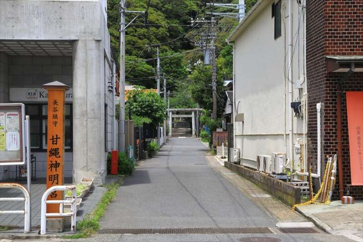 甘縄神明宮までの道（参道）