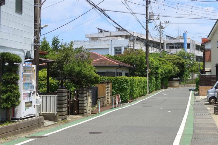 小袋谷の丁目がないエリア