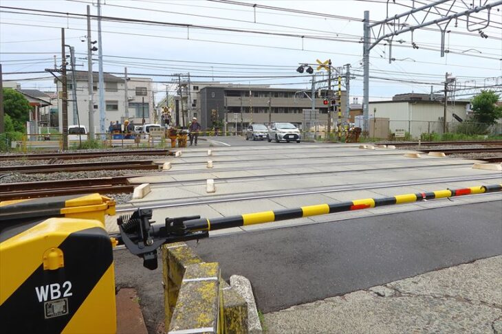 JR東海道線の鎌倉踏切