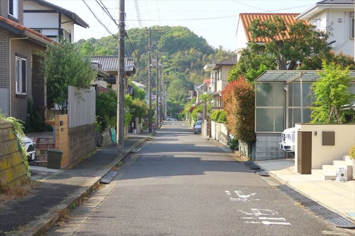 笛田2丁目の住宅街