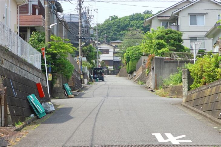 笛田4丁目の住宅街