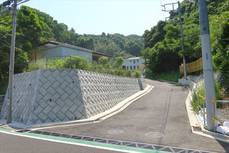 極楽寺で2024年～2025年にかけて宅地造成された所