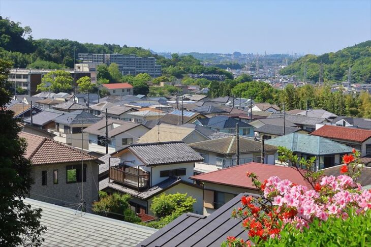 今泉2丁目の住宅街
