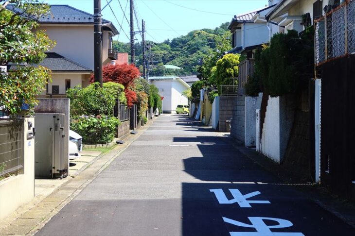 今泉台と接した山ノ内エリア