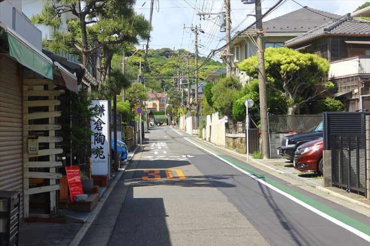稲村ガ崎のメインストリート