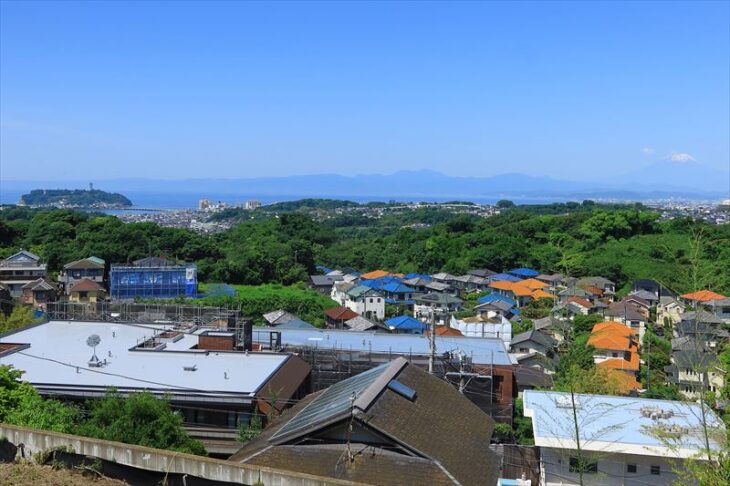 鎌倉山3丁目からの景色