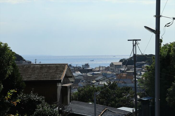 腰越5丁目の高台からの景色