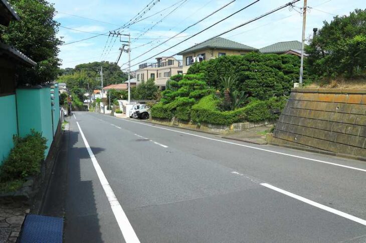 腰越の飛び地2(西鎌倉駅東南側の造成住宅地)