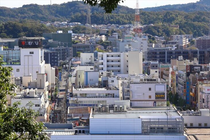大船の街並み