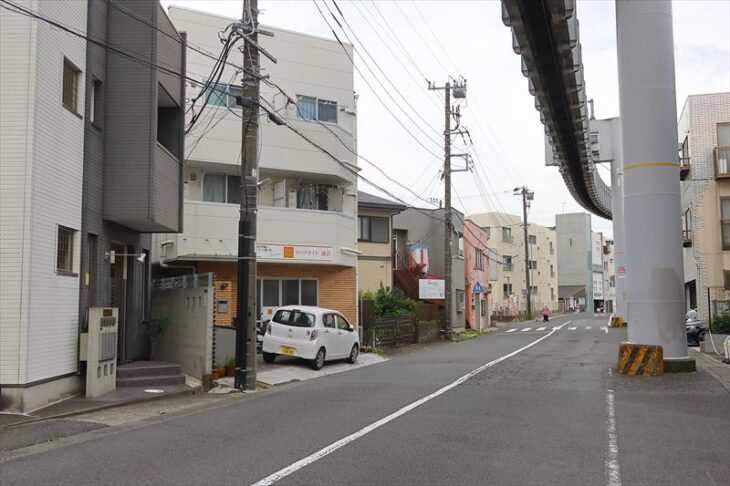 小袋谷1丁目の大船側