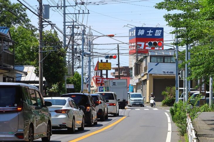 県道21号線沿い付近のエリア