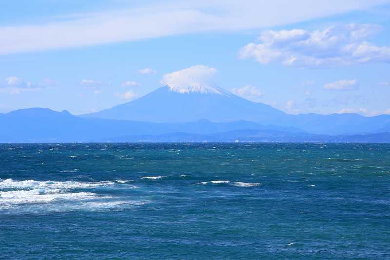 葉山町から見た富士山