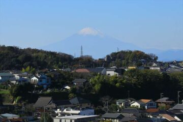 雲頂庵から見る富士山