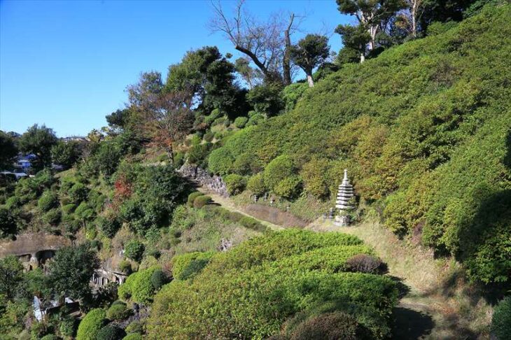 仏行寺の庭園