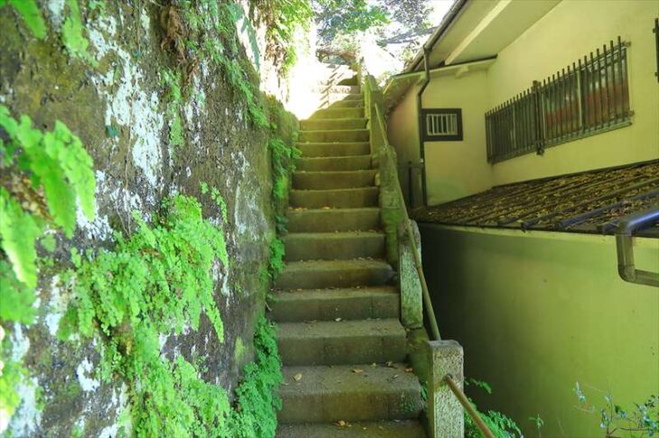霊光寺 本堂裏の階段
