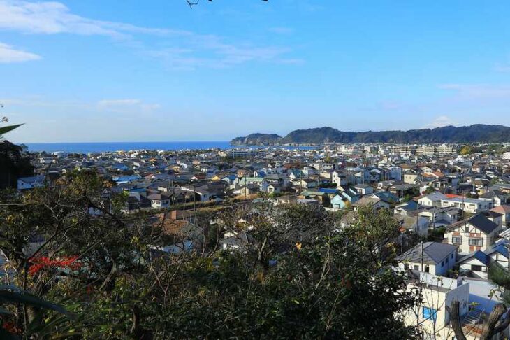 安国論寺 富士見台からの景色