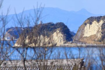 光明寺裏山からの展望（2月）