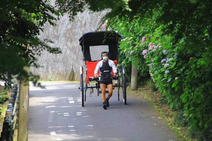 鎌倉の人力車