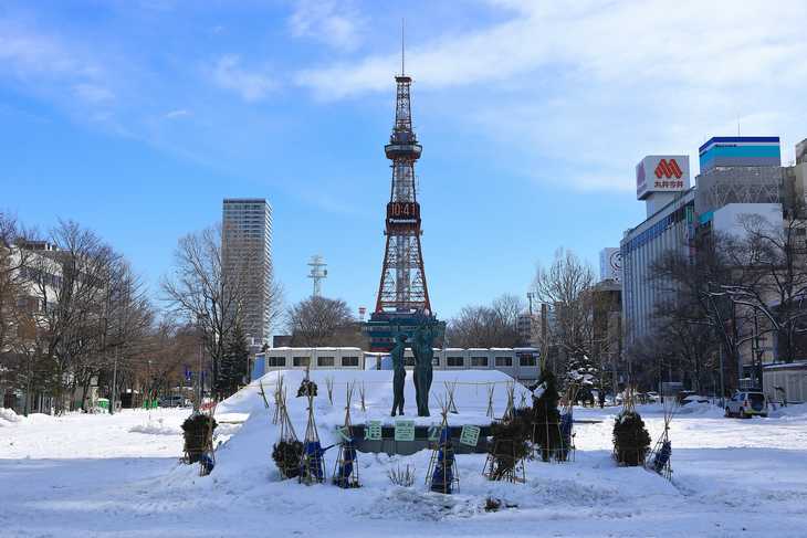 さっぽろテレビ塔と大通公園