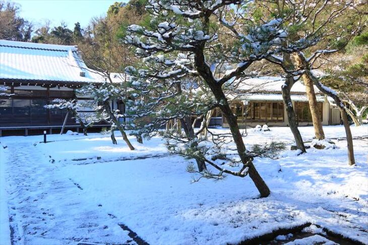 長寿寺の雪景色