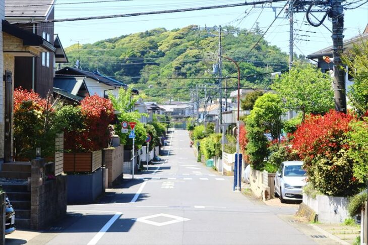 今泉台の風景