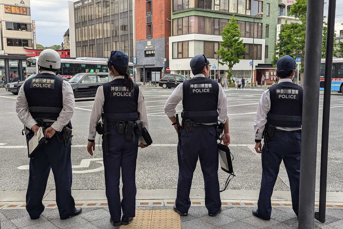 鎌倉警察署の取り締まり